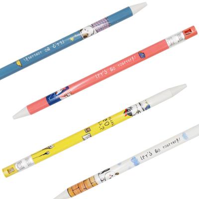 China Maxwri Plastic Promotional Plastic 2.0mm Mechanical Pencil With Cute Sharpener Film Printing Propulsion Pencil 2.0 For School Stationery for sale