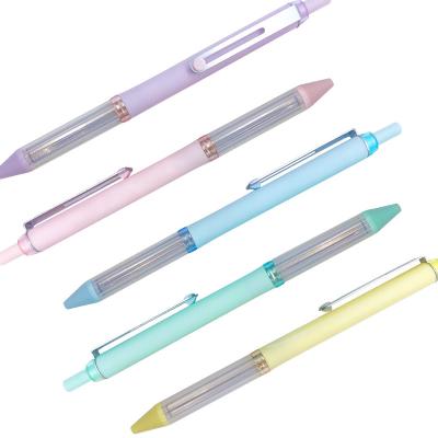 China Maxwri Good Quality Gel Ink Pen 0.5 Pastel Colors Metal Normal Promotional Soft Clip Grip Retractable Gel Pens For Office School for sale