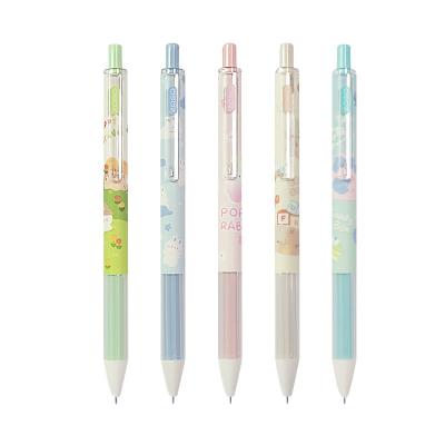 China Maxwri Click Selling Gel Ink Pen 0.5 Normal Plastic Hot Dry Cute Soft Film Grip Quick Dry Retractable Gel Pen For Promotion School Office for sale