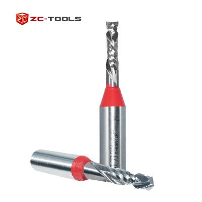 China High Process Performance Double Flutes Solid End Mills Compression Wood Router Carbide Bits Cutting Tool MDF Bits for sale