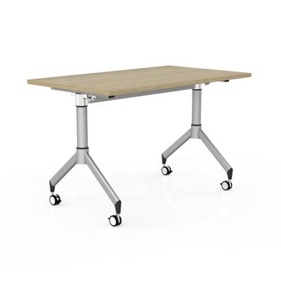 China New Style Foldable School Student Desks Classroom Table Trainingroom Conference Movable Movable Studying Table Desk for sale