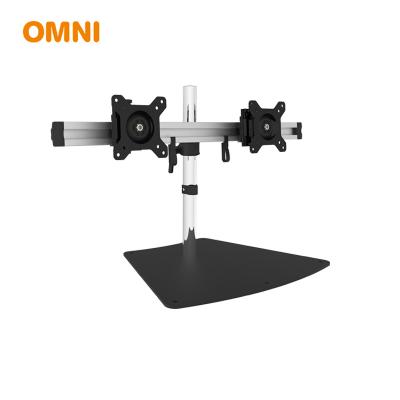 China Modern Dual Shock Absorber Monitor Arm Laptop Stand for sale