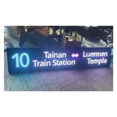 China Outdoor Customize Bus LED Screen For Bus Line Sign Rolling Text Led Display Bus Led Destination Sign Board for sale