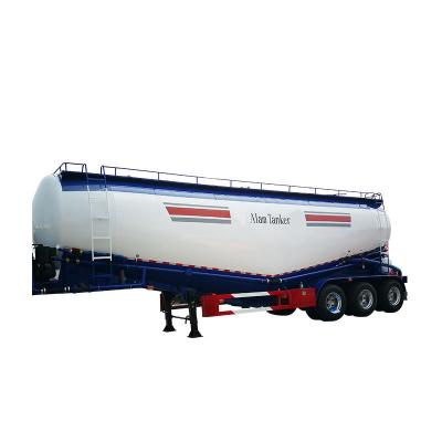 China Truck Trailer 3 Axle Dry Bulk Cement Powder Tank Trailer 50tons Dry Bulk Tank Truck Semi Trailer For Tansporters for sale