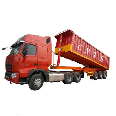 China High Quality Factory Factory End Dump Trailer CNTS Truck Tipper Tipping Trailer End Dump Dumper Semi Trailer For Sale for sale