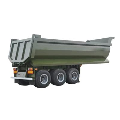 China Truck Trailer Hot Sale Hydraulic Rear Dump Trailer Dumping Dump Trailer For Sale for sale