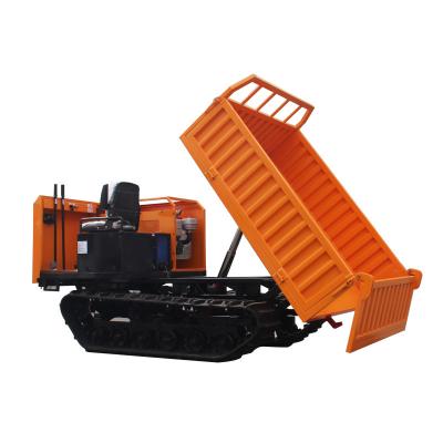 China Hotels Hot Selling 2 Tons Small Dumper Engineering Mini Transporter Dumper Crawler Crawler for sale