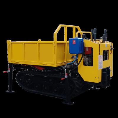 China 0.5t-8t Diesel Hydraulic Crawler Mini Dumper Self Loading Mini Dumper Small Track Dumper Trailer < 4L for sale