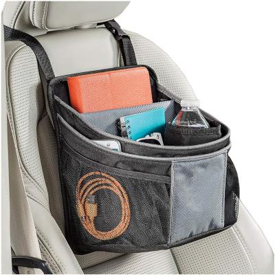 China Multifunction Portable Hanging Car Seat bag Cargo Storage Car Backseat Organizer for SUV Truck Car for sale