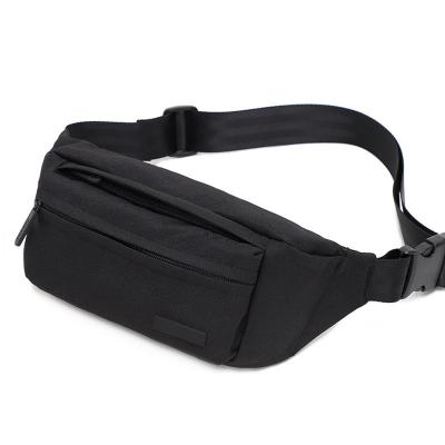 China Water proof Light Personalized Custom Print OEM Design Canvas Fashionable Cross Body Belt Fanny Pack Waist Bags For Men Hip Bag for sale