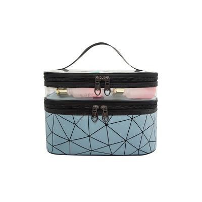 China Big Capacity Cosmetic Bags Travel Organizer Toiletry Bag Set Pink Makeup Storage Hanging bag for sale