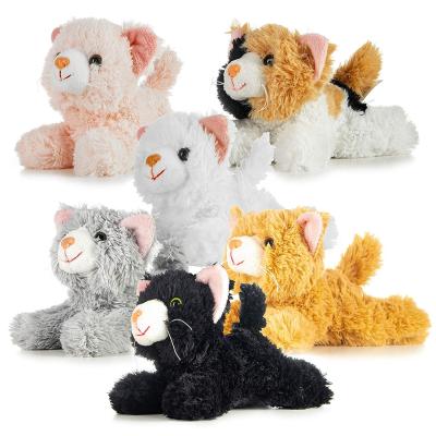 China Microwavable Plush Stuffed Animal Toys Stuffed Cat Heatable Microwavable Plush Pal with Aromatherapy Lavender Warm Custom Plush Toy Cat for sale