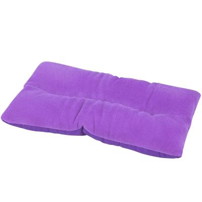 China Custom 100% Polyester Neck Shoulder Wrap Microwave Lavender Neck Wrap Pillow Plush Cool Warm Moist Heat Pack For Hot Compress for sale