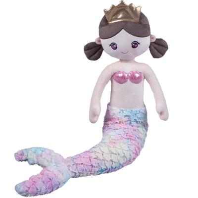 China Free Sample Plush Doll First Princess Doll Plush For Baby Mermaid Toys For Little Girls Mermaid Plush Toys Soft Rag Doll for sale