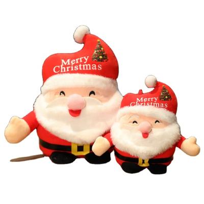 China Plush Toy 20/30 cm Custom Stuffed Plush Santa Claus With Brand Logo Santa Clause Doll Kids Plush Stuffed Plush Toy for sale