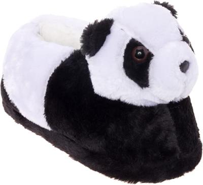 China Panda HOT Plush SLIPPERS Indoor Panda Slippers for Women Kids Plush Slippers Indoor Animal Custom Plush Animal Shaped Slippers for sale