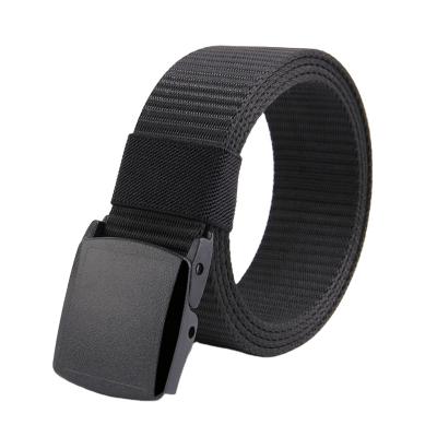 China Wholesale Custom Casual Plastic Smooth Mens Camouflage Nylon Cloth Belt Canvas Belt for sale