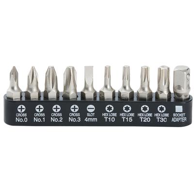 China 10pcs 25mm steel bit with holder bit set for sale