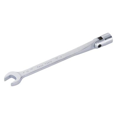 China Chrome Vanadium (CRV) Flex Swivel End Socket Spanner for sale