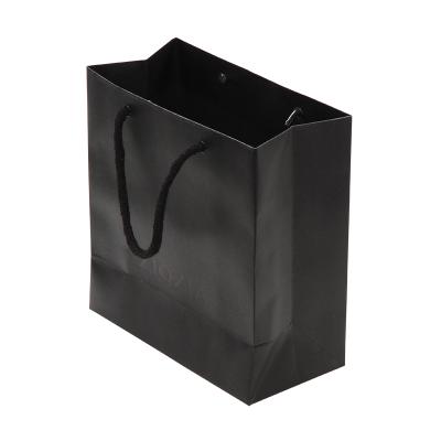 China Recyclable Fashion Luxury Echoes Printed High Quality Gold Blocking Paper Bag, Handle for sale