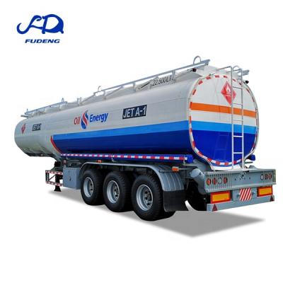 China Low Price 3 Axles Truck Trailer 40000 42000 45000 Carbon Steel 60000liters Tank Gasoline And Oil Semi Trailers for sale