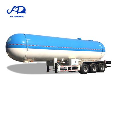 China Carbon steel for lpg gas tank trailer low price axle 60cbm lpg propane trailer lpg gas tank trailer tri 50000 liters lpg trailer gas tanker for sale