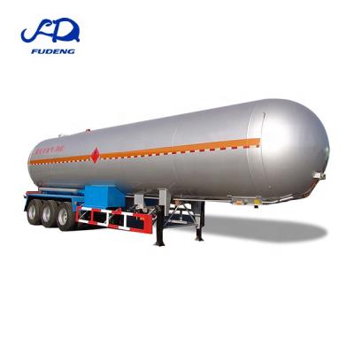 China Truck Trailer China Customized 60cbm 3 axles lpg tank trailer cheap lpg truck semi trailer for sale