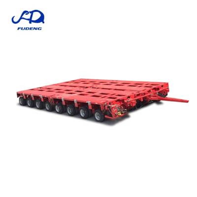 China Heavy Duty Modular Truck Trailer 100tons 200tons Multi Axle Modular Hydraulic Low Bed Semi Truck Trailer For Sale for sale