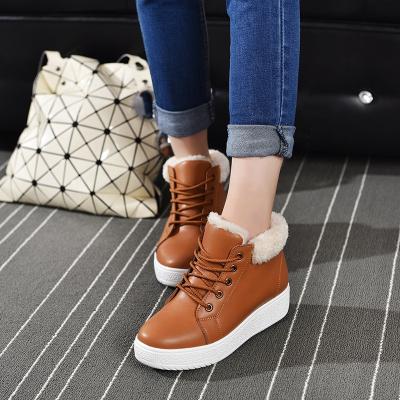 China New Fashion Trend Women's Sneakers Flats Shoes PU Breathable Female Leather Ladies Casual Shoes Plus Size for sale