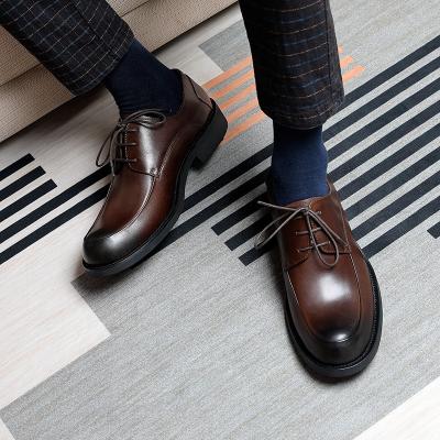 China Fashion Trend Men's Leather Business Dress Shoes Men's Leather Shoes Fashion Casual Leather Shoes for sale