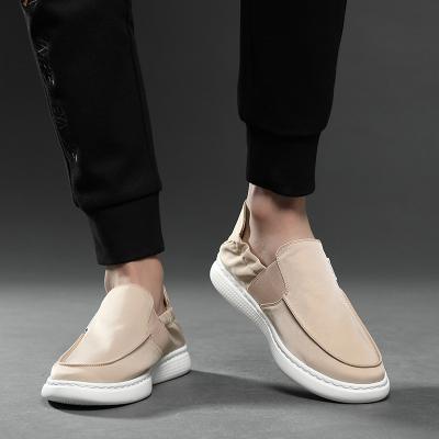 China Fashion Trend Summer Men's Sneakers Casual Shoes Breathable Slip On Men's Canvas Flats Shoes for sale