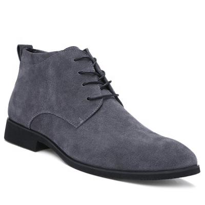 China Fashionable Round Suede And Link Design Men's Casual Shoes for sale