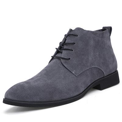 China Fashionable Breathable Suede And Link Design Men's Casual Shoes for sale