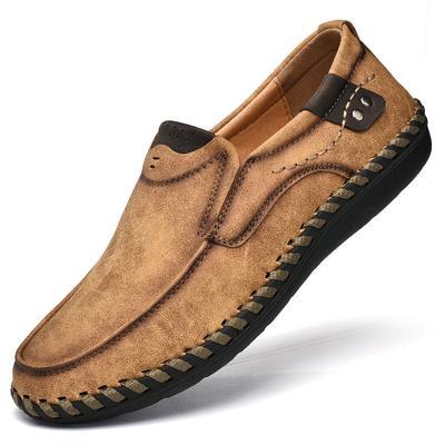 China Fashion Trend Mens Comfort Driving Soft Car Flats Slip On Casual Loafers Boat Shoes for sale