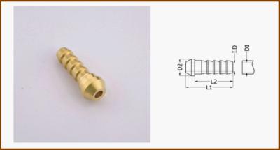 China Brass Barb Swivel Nipple Fitting for sale