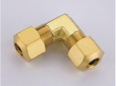 China Elbow Brass Compression Fittings  for sale