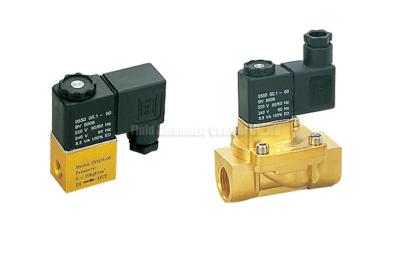 China 2V reeksmessing 2 Positie 2 Klep van de Manier de Pneumatische Solenoïde G1/4“, Opening 2.5mm Te koop