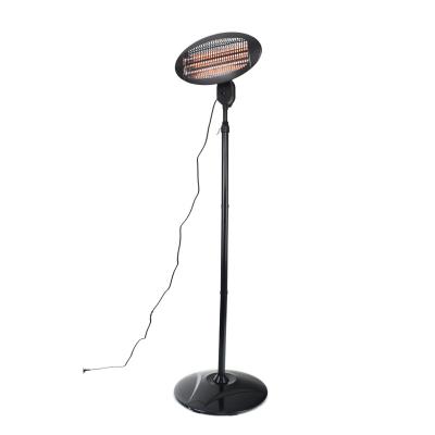 China Home+Hotel+Office Amazon Hot Sale 1500W Telescopic Rod Round Seat Floor Standing Portable Heater for sale