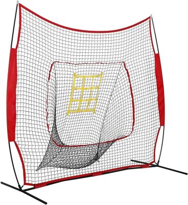 China Durable Custom Logo Indoor Golf Mat Softball Practice Hitting Baseball Throwing Batting Net for sale