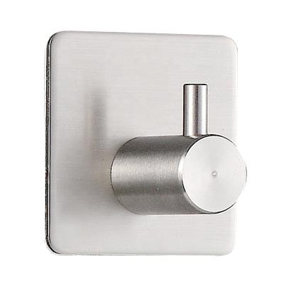 China Free Sustainable Wholesale Hole For Bathroom Kitchen 304 Stainless Steel Wall Hooks for sale