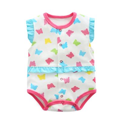 China Wholesale 100% Cotton China Supplier Spring Summer Baby Clothes Baby Clothes Fashion Organic Baby Rompers for sale