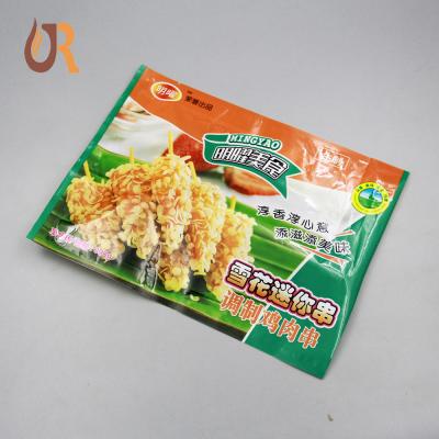 China Moisture-proof plastic frozen food packaging bag/foshan frozen food pouch for dumpling/meat/chicken ball for sale