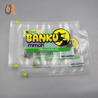 China Barrier Color Printed 3 Sides Sealed Pouch Frozen Food Packaging Bag For Dumpling for sale