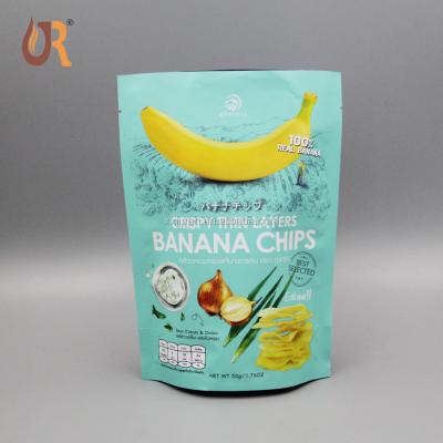 China Moisture Proof Snacks Crisps Printed Plastic Pouches Snack Food Packaging Bag For Potato Chips for sale