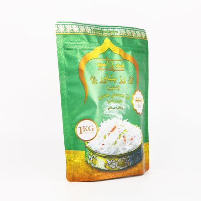 China Recyclable printing basmati rice plastic laminated nylon bag packaging 1kg 2kg 5kg 10kg 25kg 30kg 50kg for sale