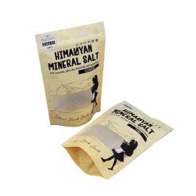 China Recyclable High Quality Custom Natural Crystal Himalayan Salt Food Grade Packaging Stand Up Bag for sale