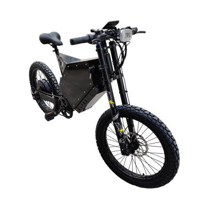 China Aluminum alloy Enduro e-bike mountain tires 80km/h 5000W 72V lithium battery high speed entertainment accessories can be added or changed for sale