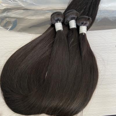 China Cuticle Aligned Hair Tangle Free 32 34 36 Wholesale 12a Straight Brazilian Raw Hair Bundles 100% 38 Inch Free Sample Hair Bundle Hair Weave for sale