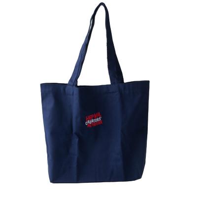 China Various Recyclable Promotional Goods Using Recycled Plain Canvas Bag Cotton Canvas Packaging for sale