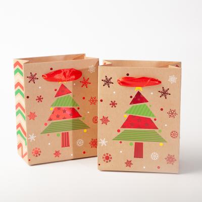 China Factory Price Disposable Paper Bag Machine Making Hot Sale Gift Bags Christmas Nice Christmas Bag for sale